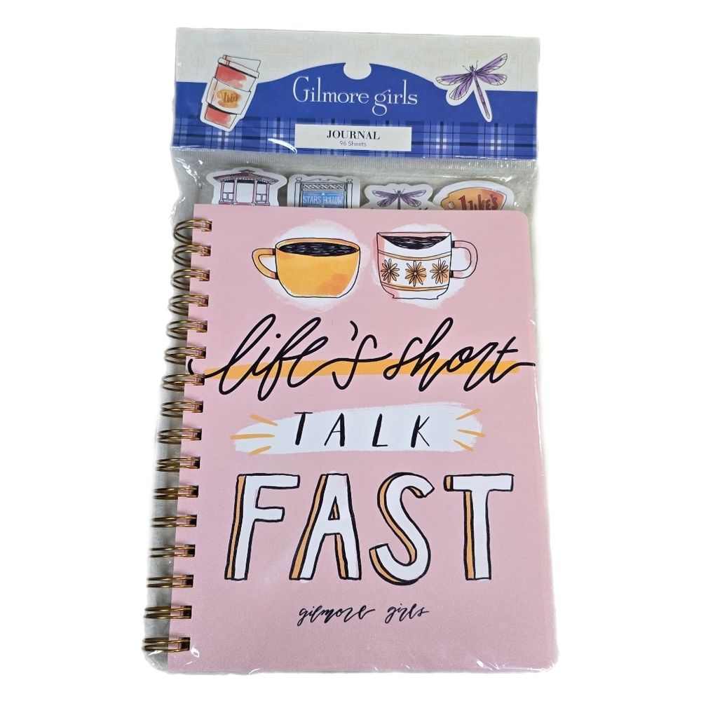 Gilmore Girls 25th Anniversary Journal Notebook Lukes Lifes Short Talk Fast NEW